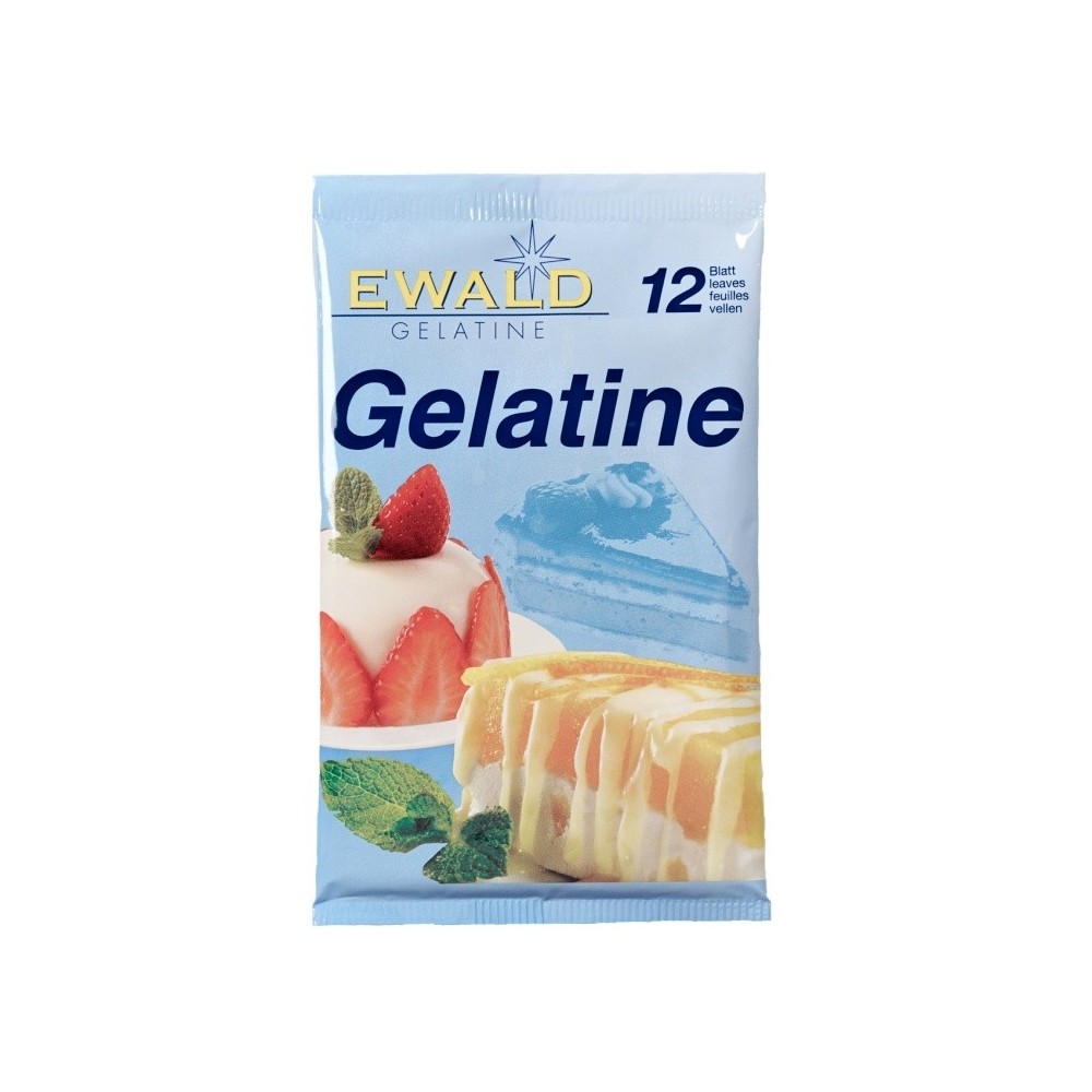 Ewald - Blattgelatine - 12 Stück