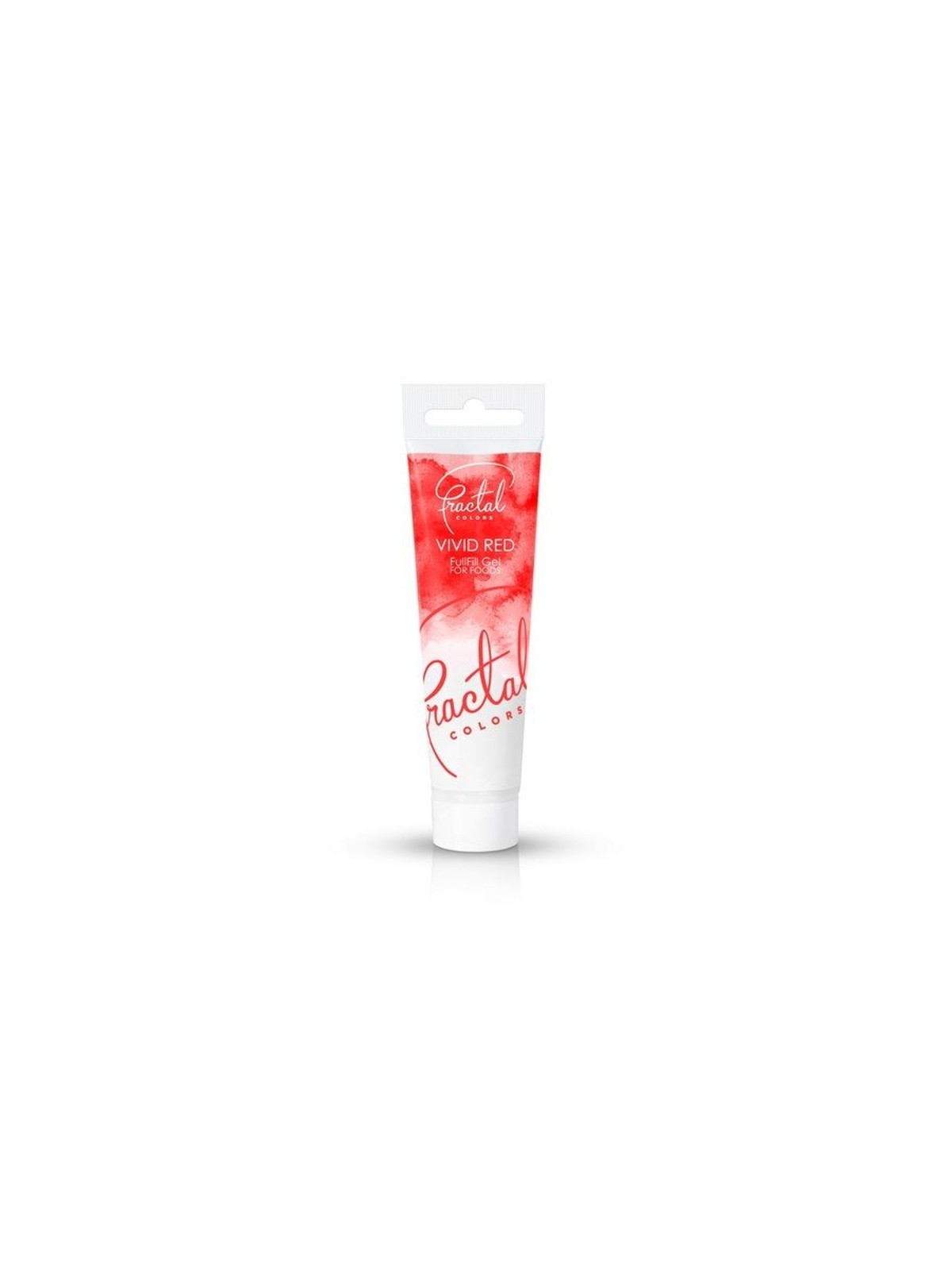 Fractal - gel color - red - VIVID RED - 30g