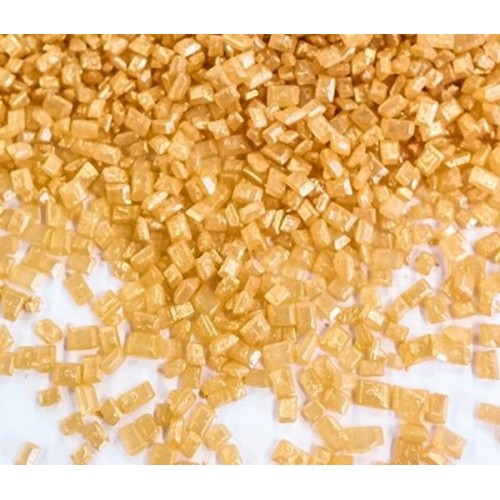 Sugar crystals Gold medium -  100g