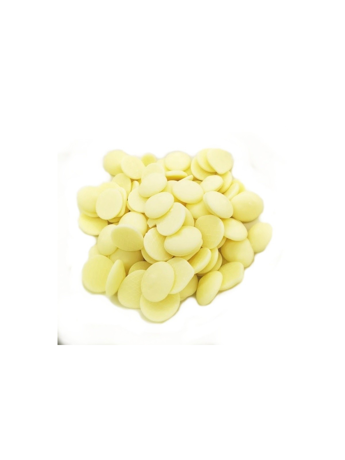 White chocolate 29% - white discs / chips- 500g