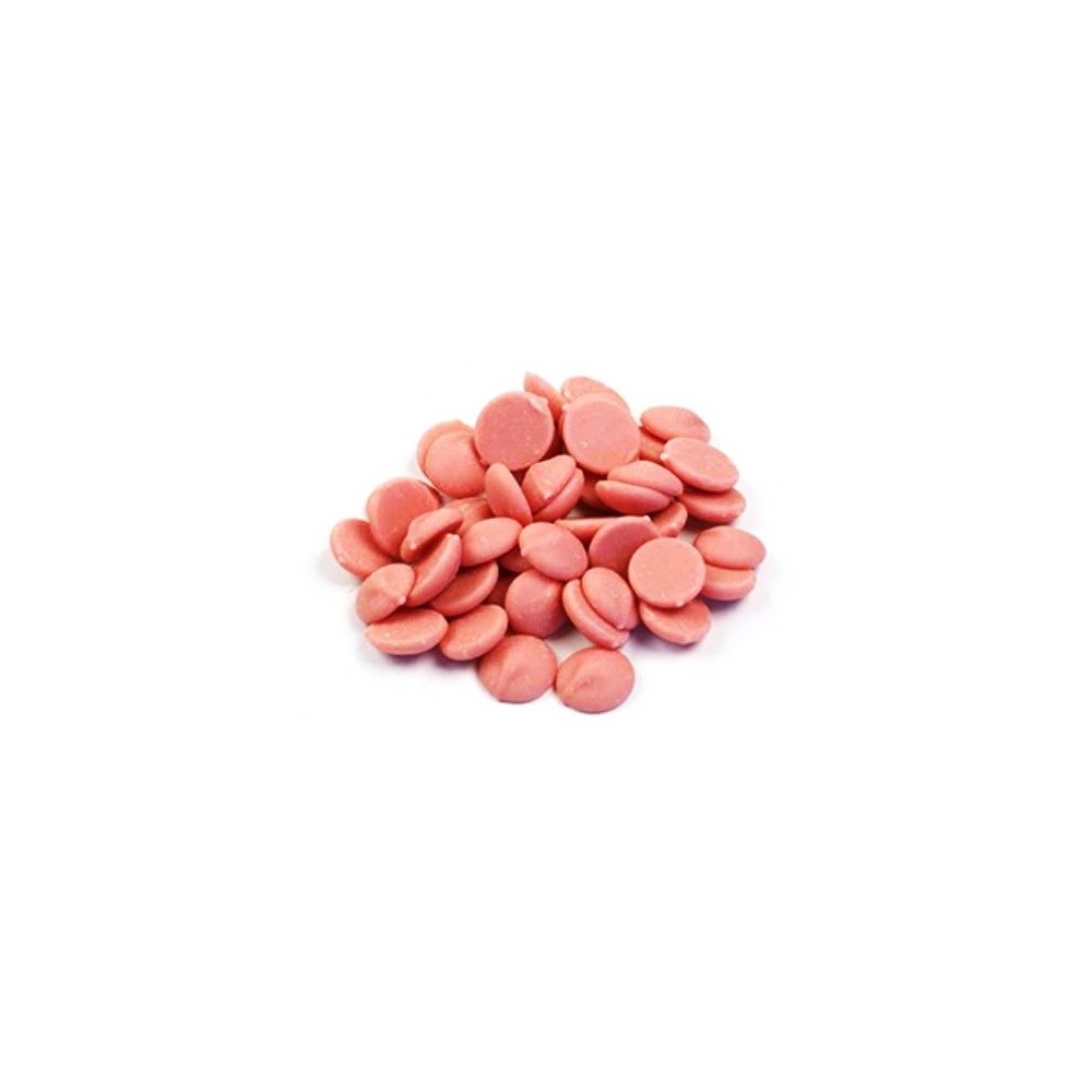 Yogurt-strawberry couverture  - seeds - 500g