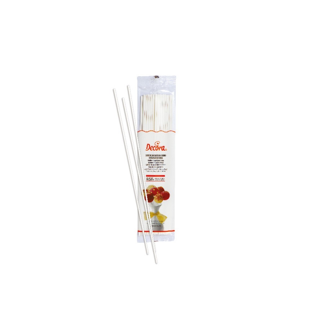 Decora Lollipop sticks 15,2cm / 25pcs