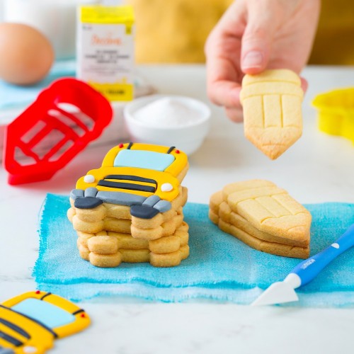 Decora set Ausstecher - zurück zur Schule 2St