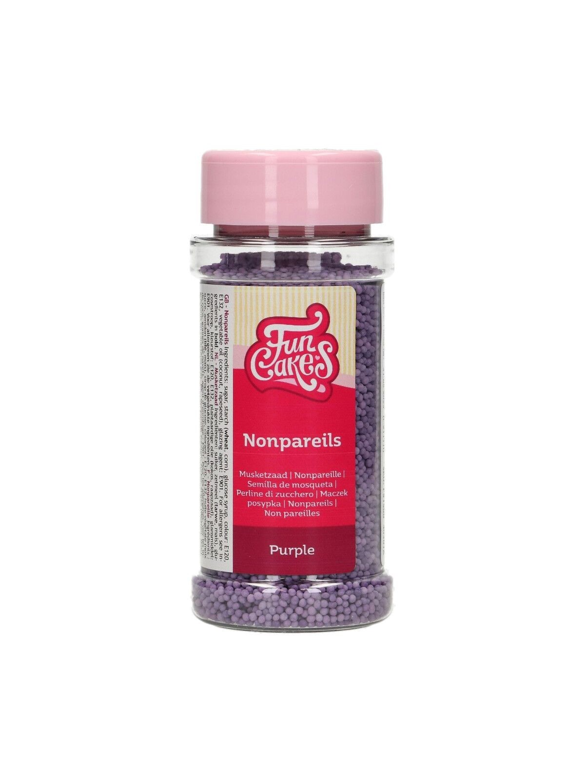 FunCakes Sugar Pearls - Dragees - Purple - 80g