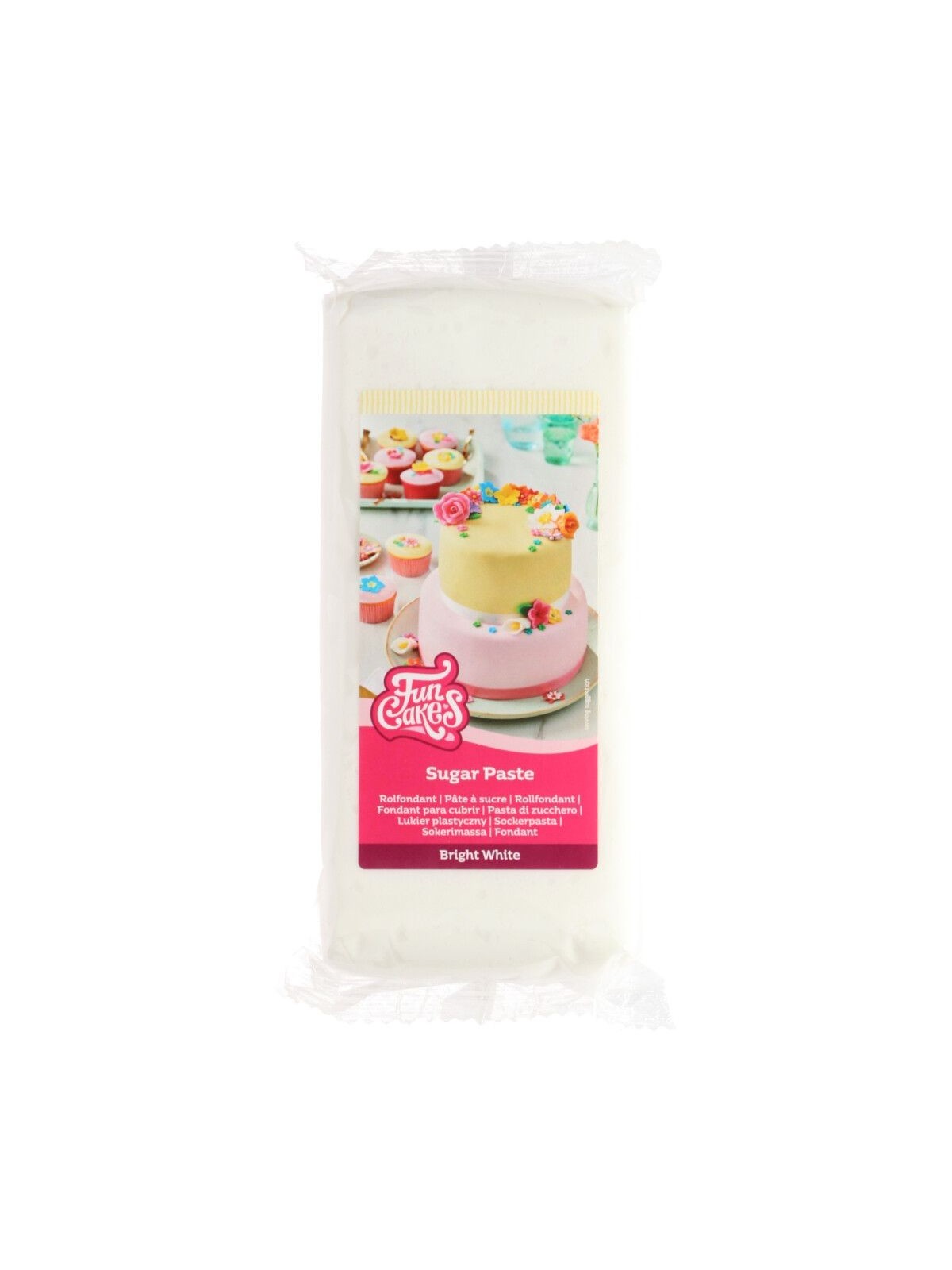 FunCakes rolled fondant Bright White - weiss - 1kg