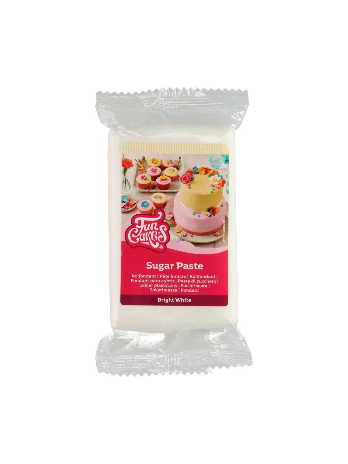 FunCakes Rollfondant Bright White - weiß - 250 g