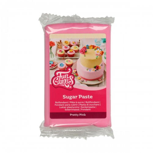 FunCakes Fondant Covering - Pretty Pink - Rosa - 250g