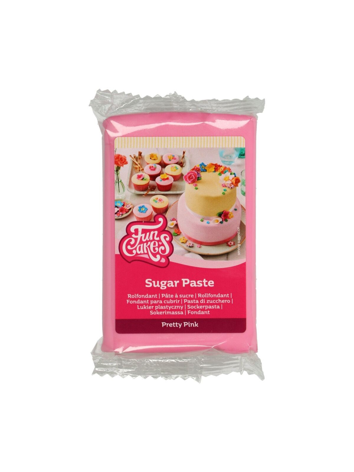 FunCakes Fondant Covering - Pretty Pink - Rosa - 250g