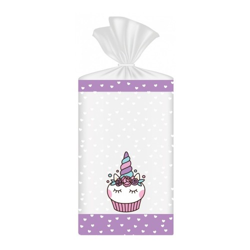 Cellophane bag - Unicorn - 15x24cm - 10pcs