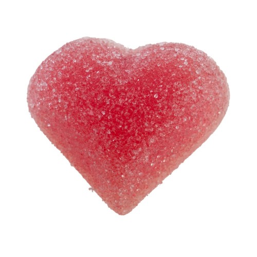 Jelly decor - hearts - 100g
