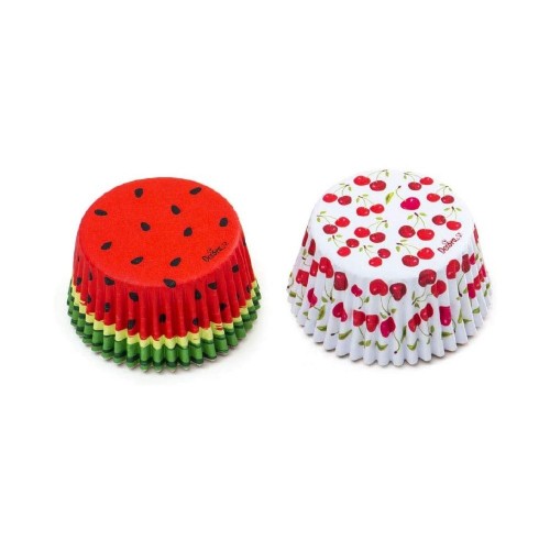 Decorative pastry baskets - summer fruits