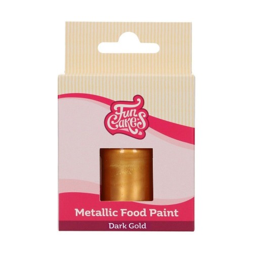 FunColours Metallic Food Paint Dark Gold