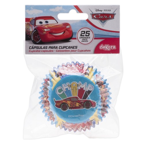 Dekora cukrářské košíčky - Cars  25ks