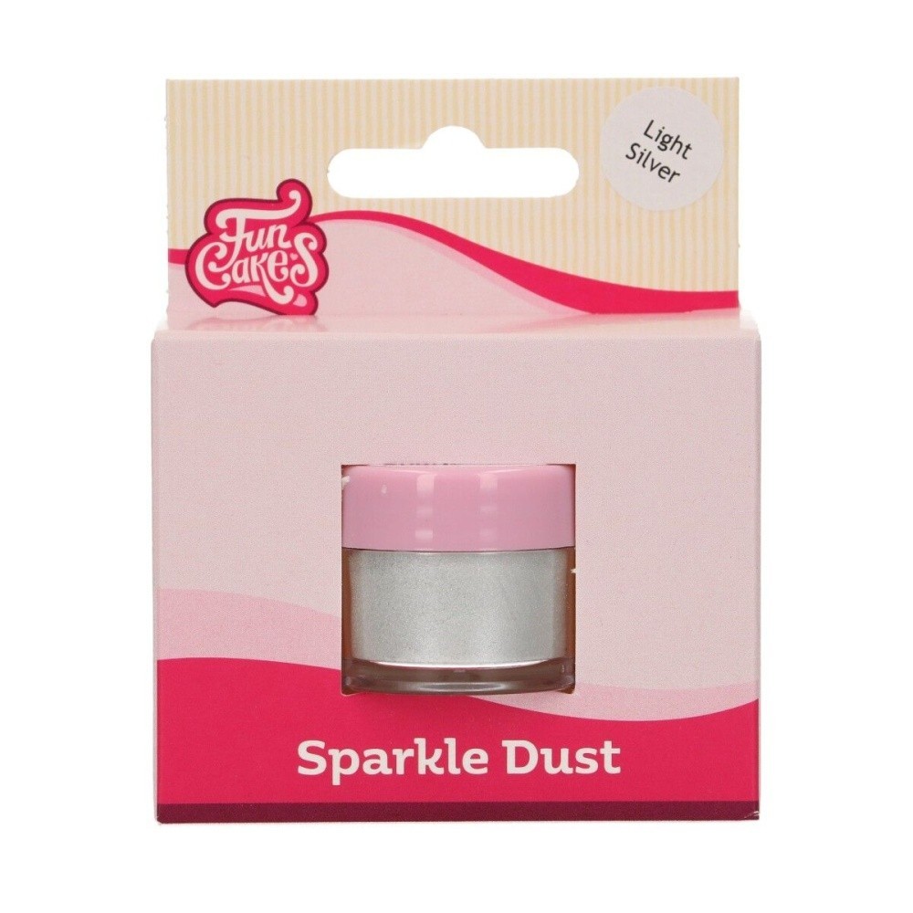 FunColours Sparkle Dust -  Light silver 3g