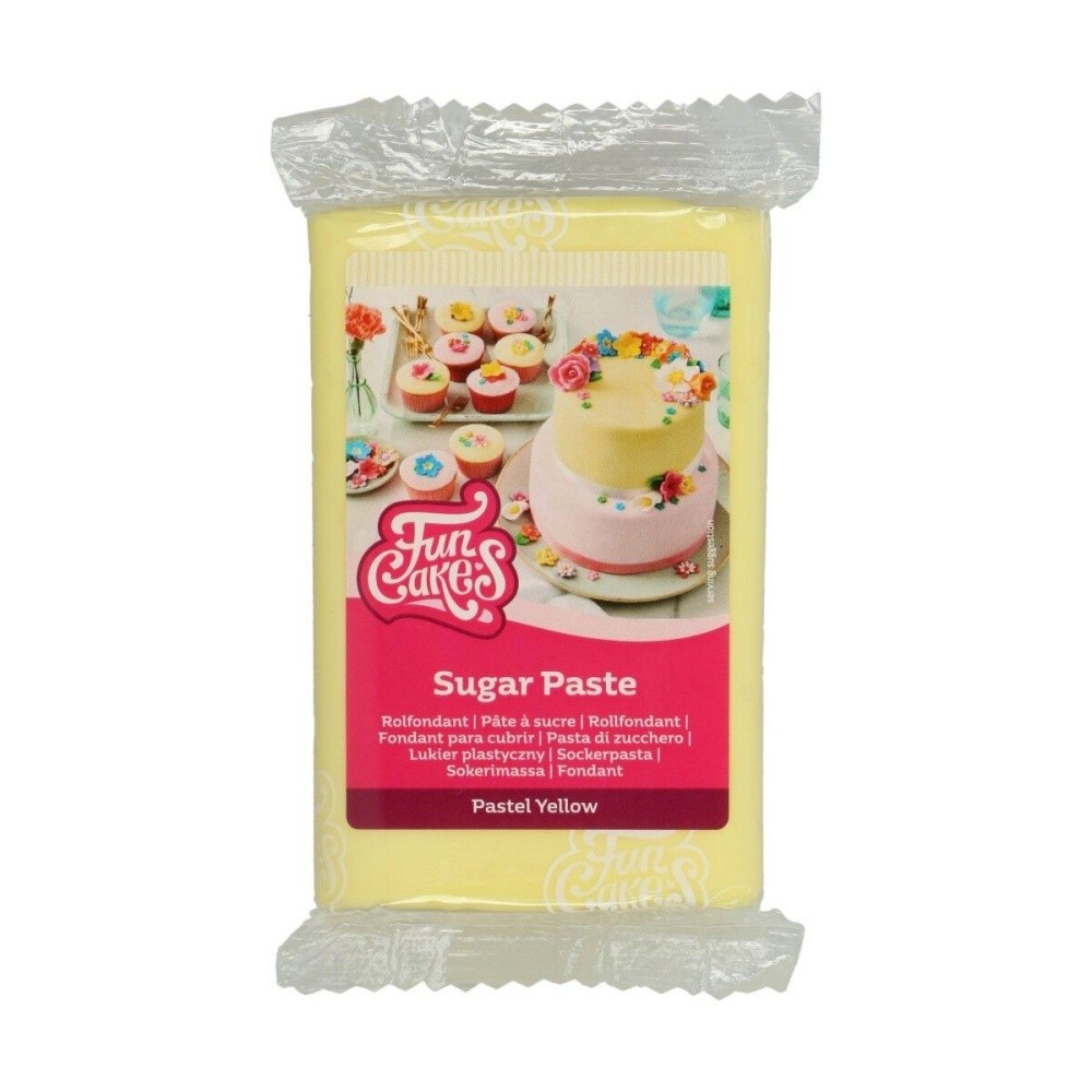 FunCakes Fondant Pastel Yellow -250g