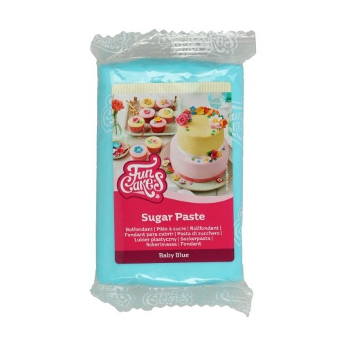 FunCakes potahový fondán Baby Blue - dětská modrá 250g