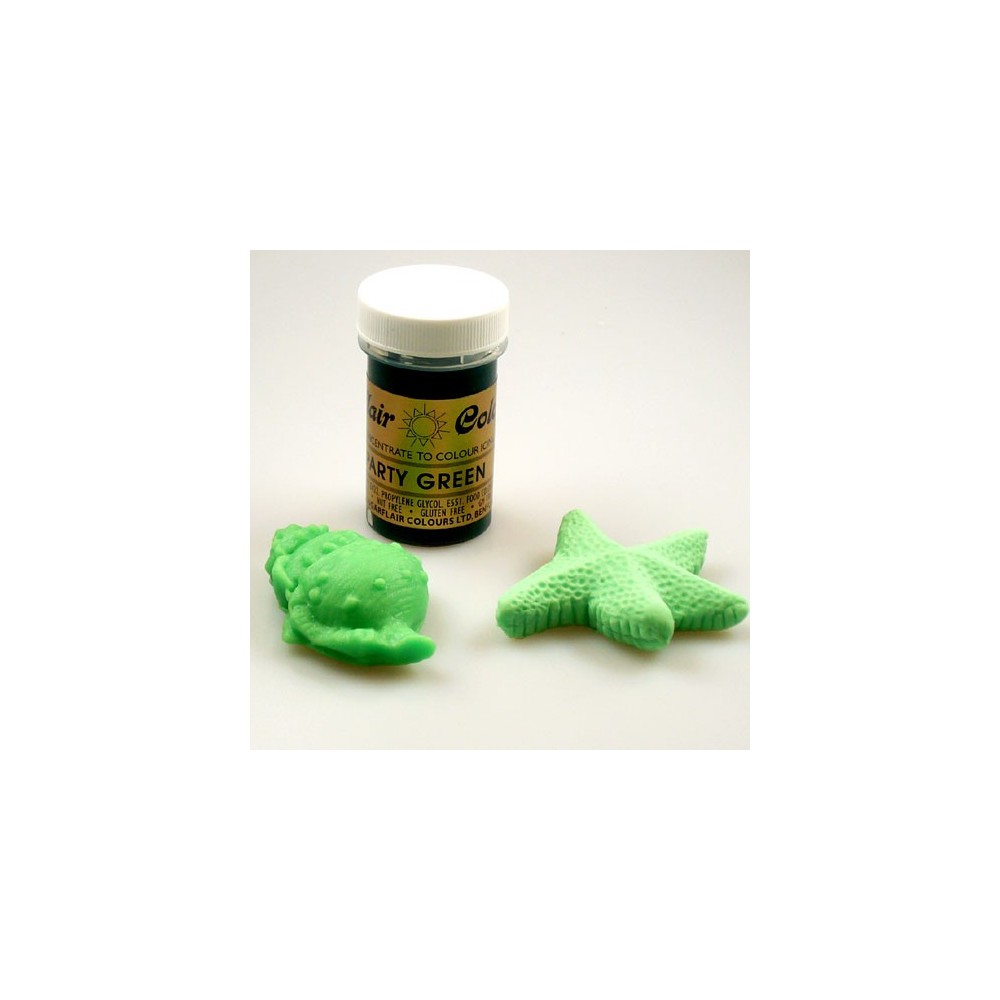 Sugarflair - gel color - green - Party Green 25g