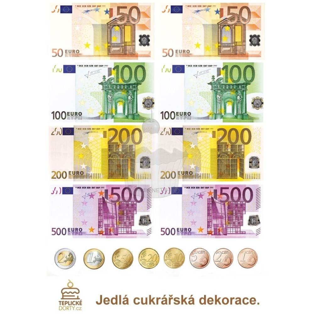 Edible paper "Euro banknotes" - A4