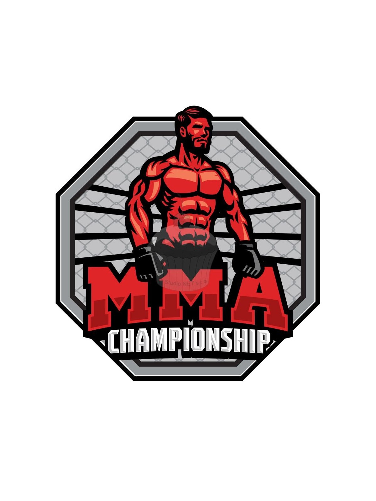 Jedlý papír "Fitness MMA 8" - A4