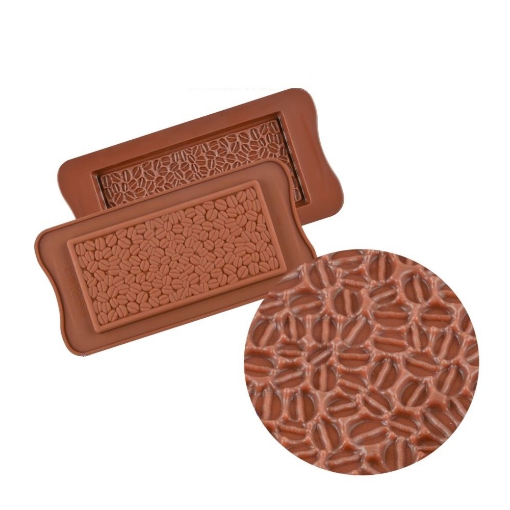 Silicone mold for chocolate - coffee beans