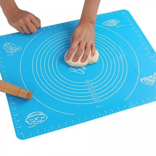 Silicone mat - round 50 x 40cm (mix of colors)