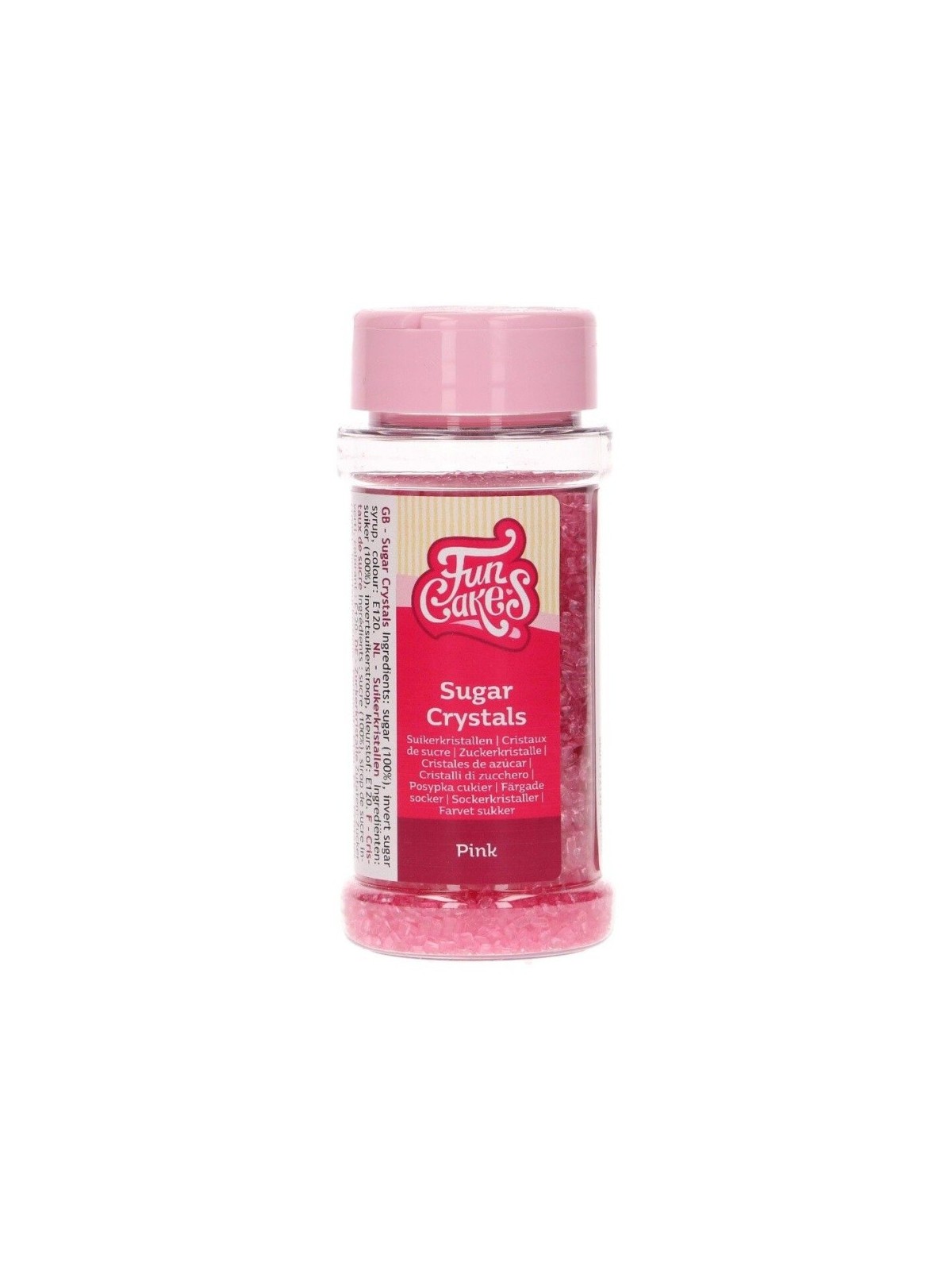 FunCakes Colored Sugar pink - 80g