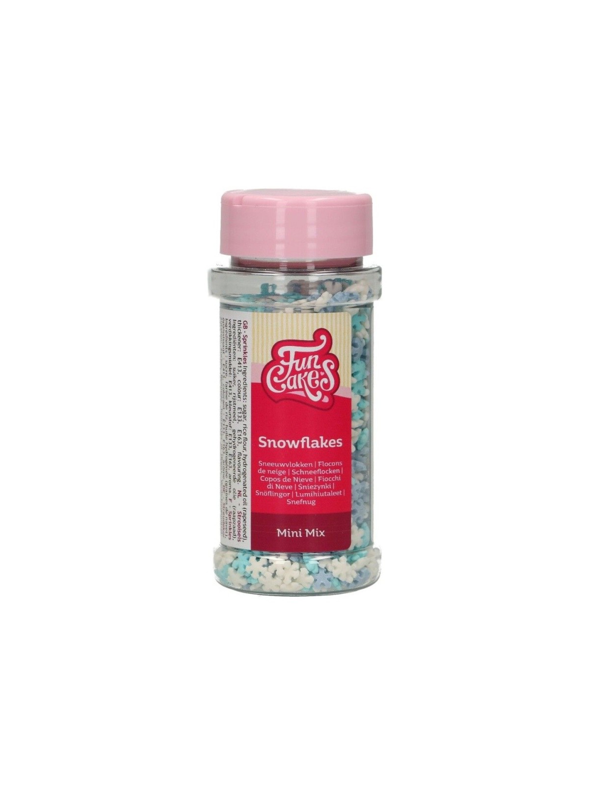 FunCakes FunCakes sprinkle - Schneeflocken mix - 50g