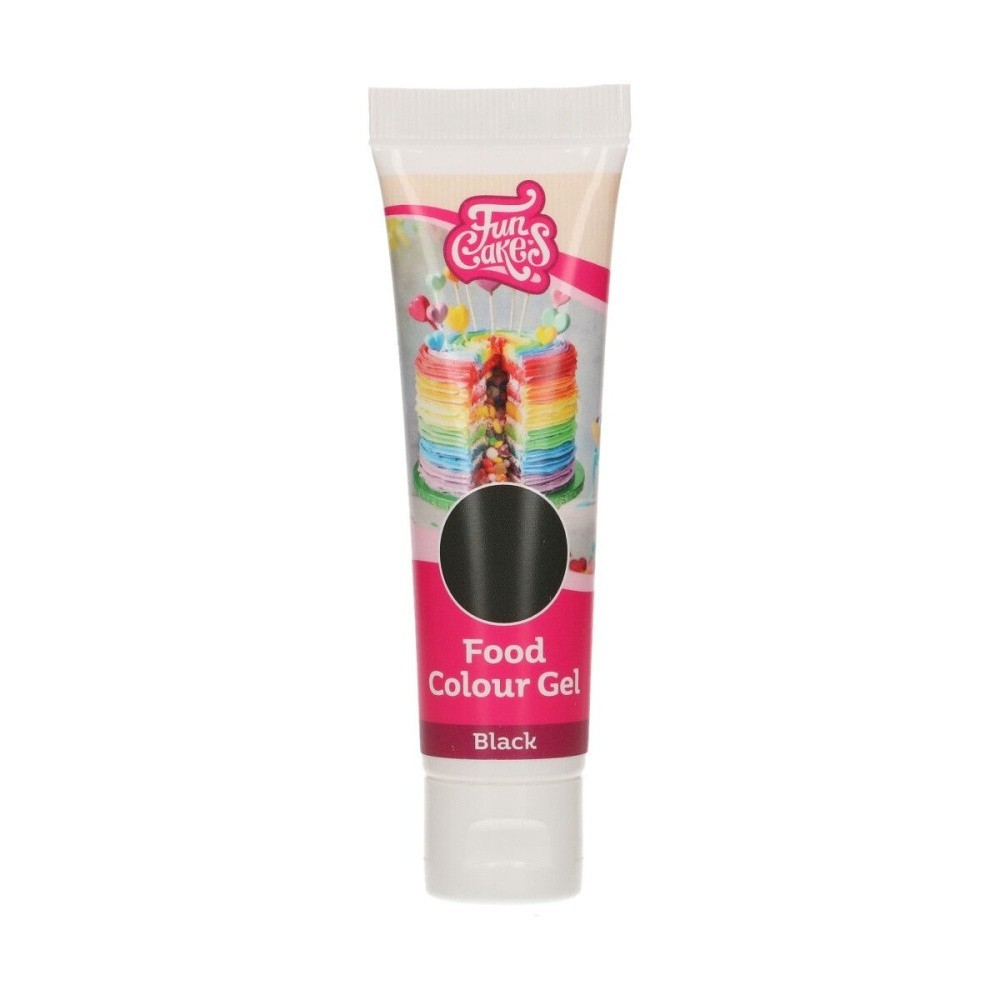 FunColours edible funcolours gel - SCHWARZ - 30g