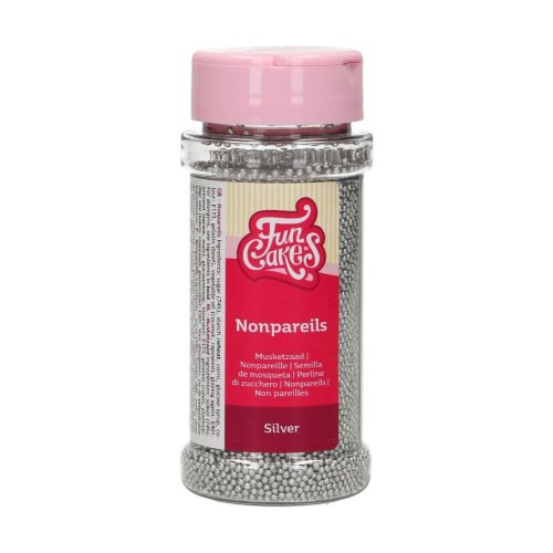 FunCakes Nonpareils - Silber - 80g