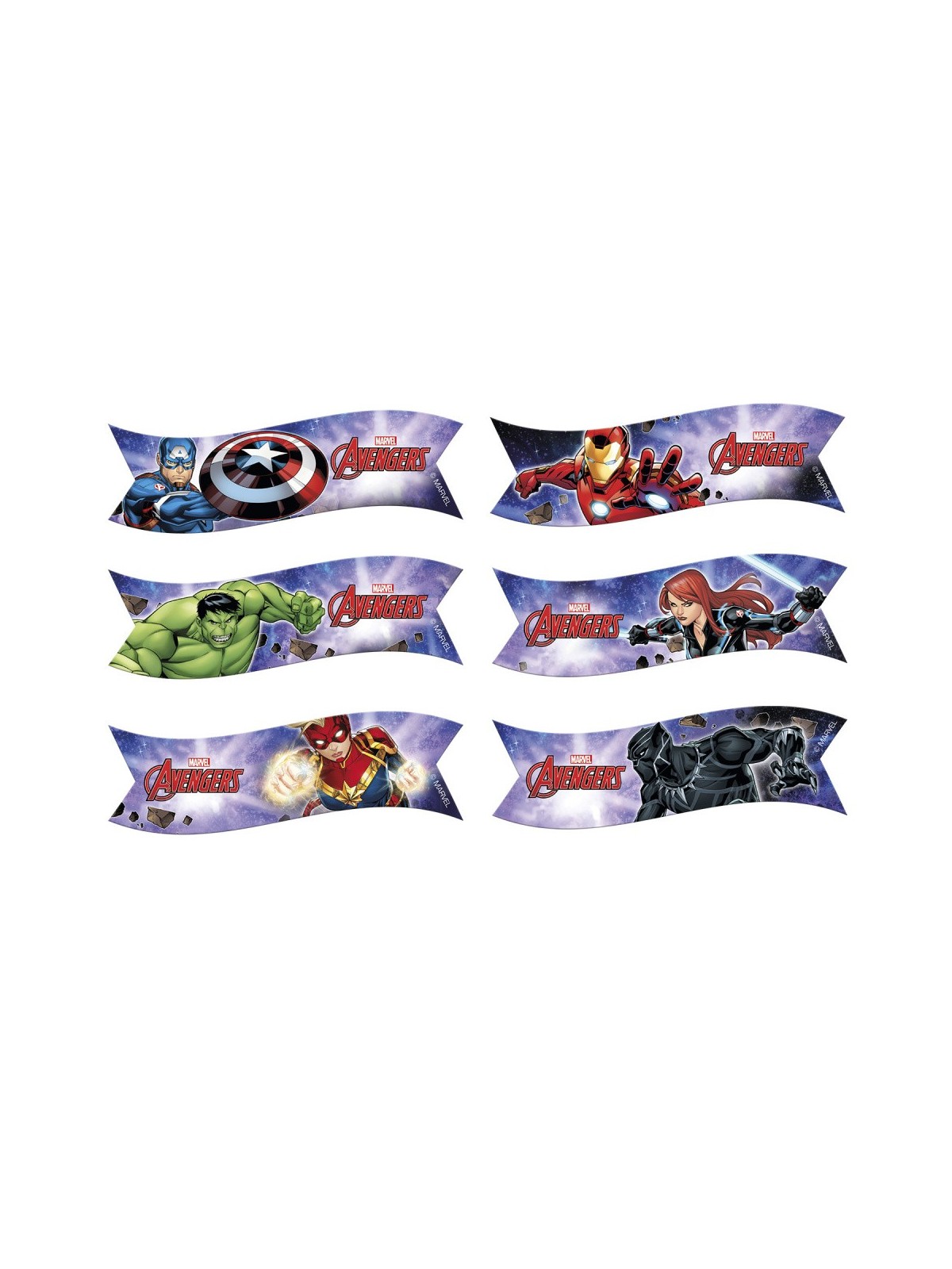 Dekora - Essbares Papier - Avengers - Flagge