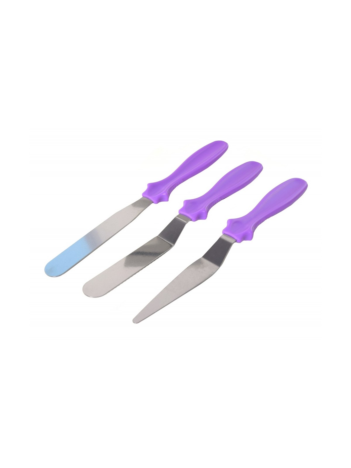 Set of 3 spreading knives / spatulas 11cm