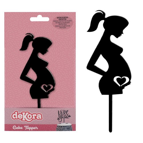 DeKora  cake topper - pregnant woman