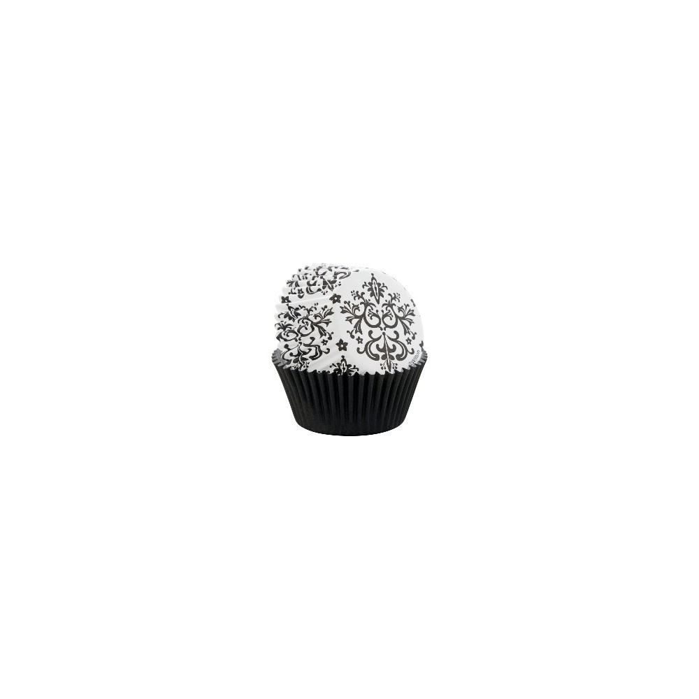 Wilton Baking Cups - Black Damask 75pcs