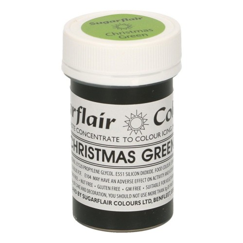 Sugarflair Gelfarbe christmas green - 25g