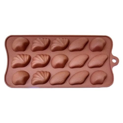 Silicone mold for pralines - mussels