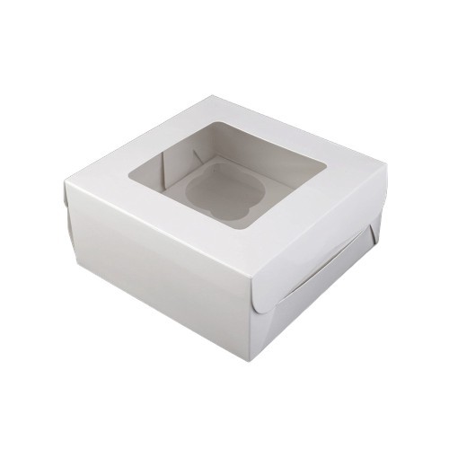 Krabice na muffiny s okénkem - 4 - 16 x 16cm
