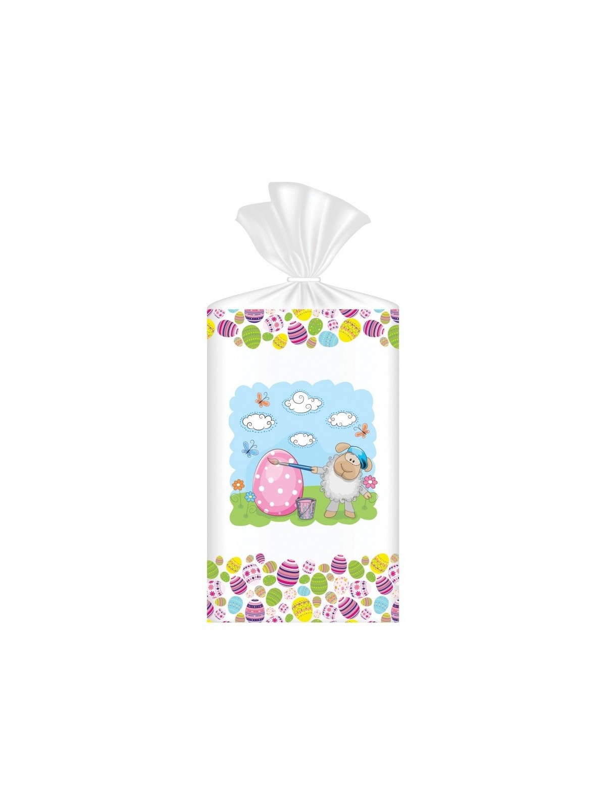 Cellophane bag - Easter sheep - 15x24cm - 10pcs