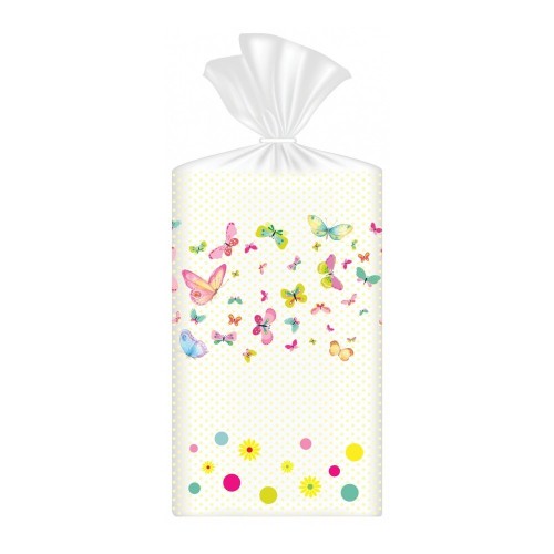 Cellophane bag - butterflies - 15x24cm - 10pcs