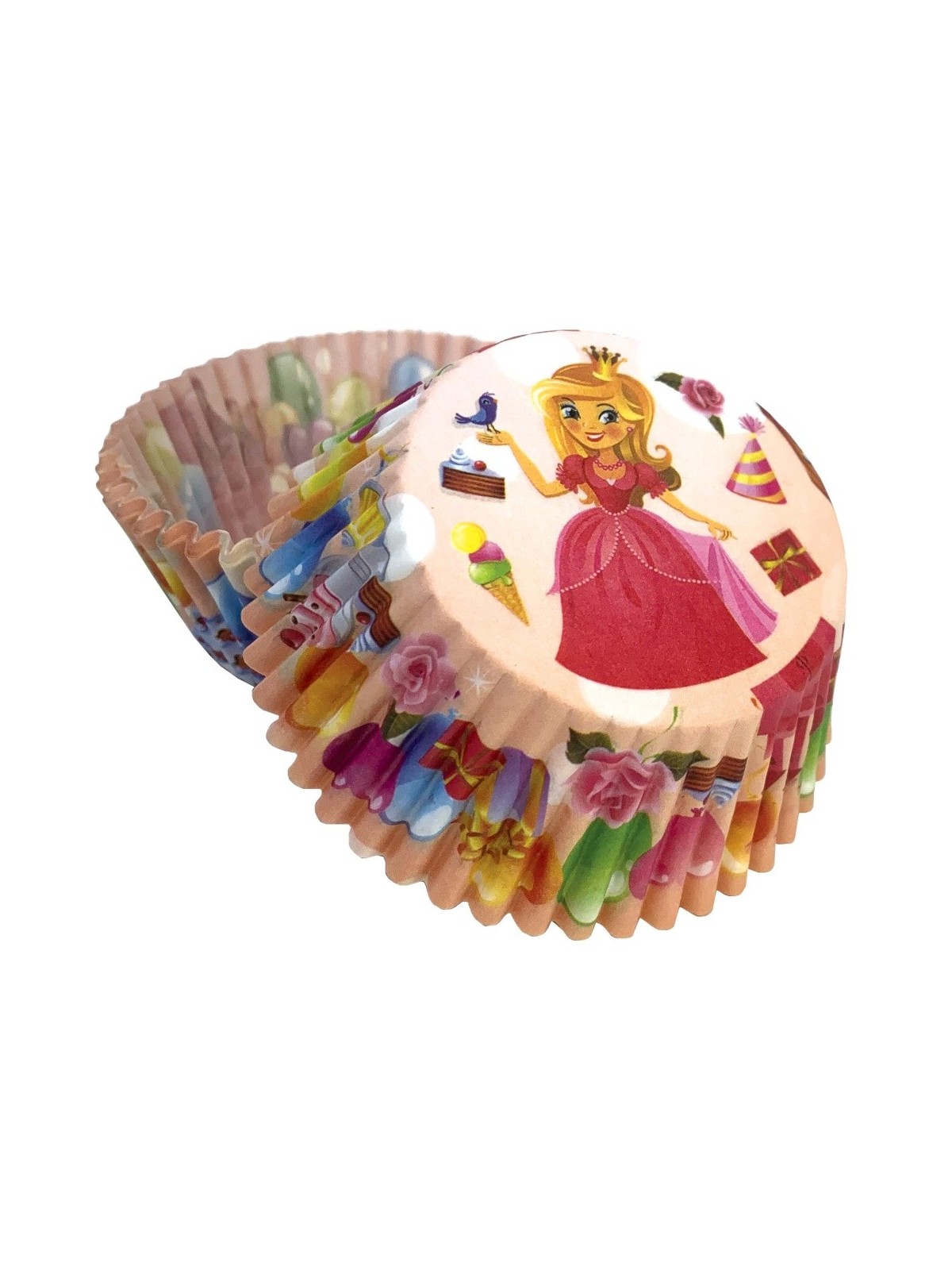 Cukrářské košíčky - princezna na oslavě - 50ks