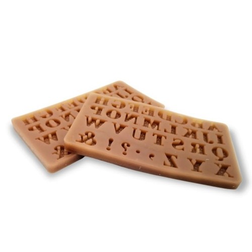 Silicone form uppercase alphabet and characters