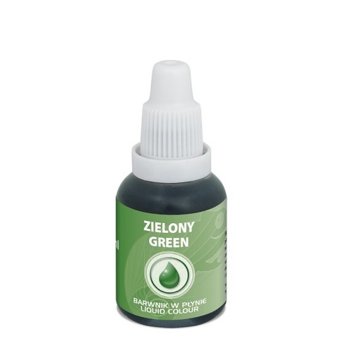 Airbrush barva tekutá Food Colours Green (20 ml) Zelená