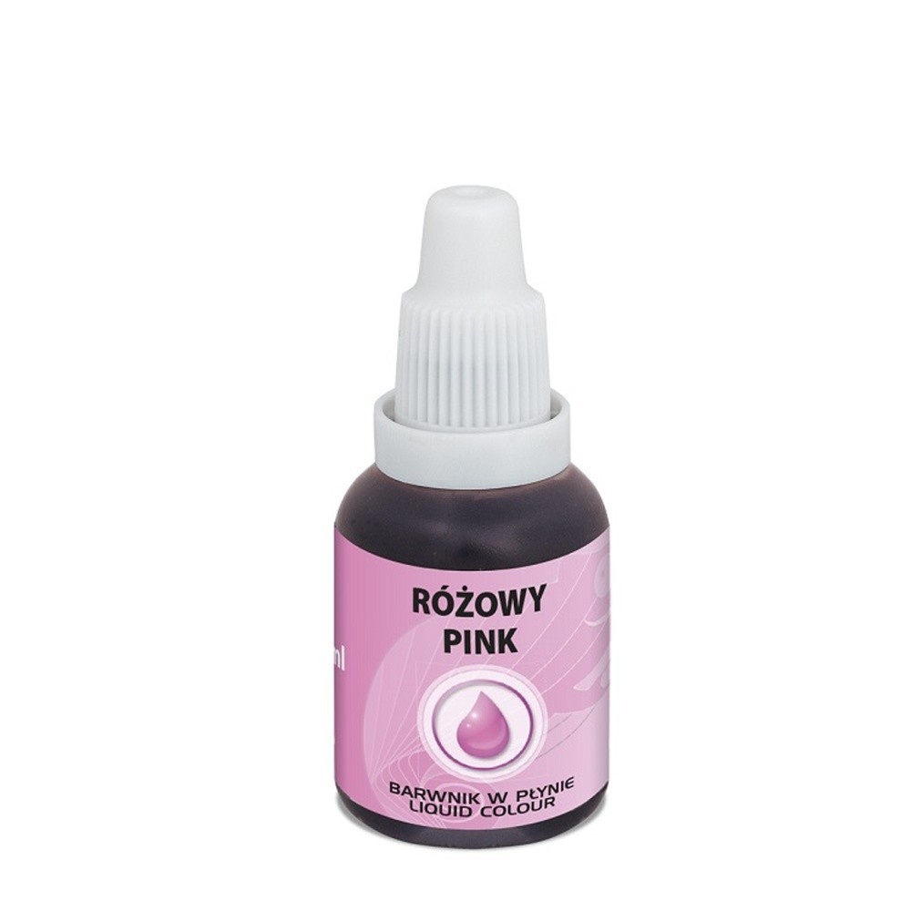 Airbrush barva tekutá Food Colours Pink (20 ml) Růžová