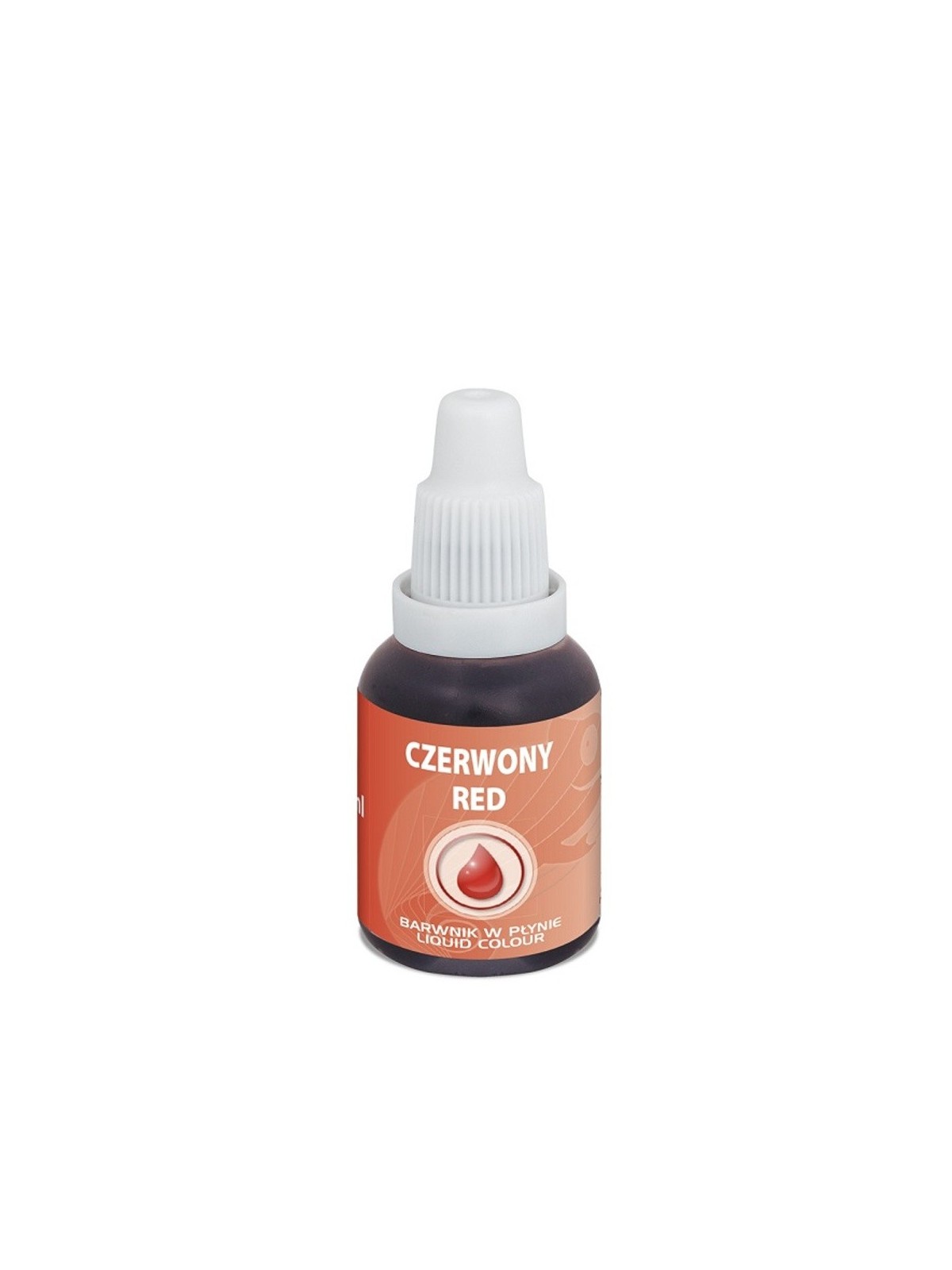 Airbrush Farbe Flüssigkeit Lebensmittelfarben Red (20ml) Rot