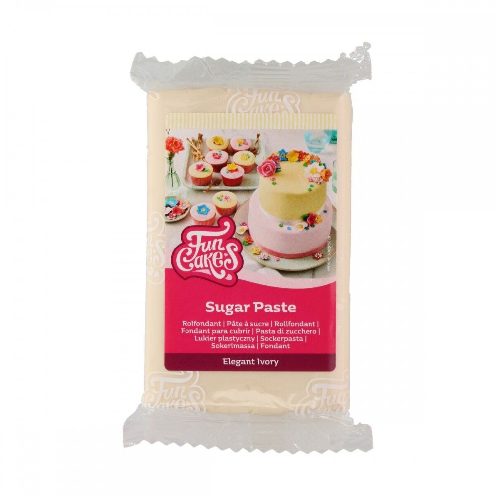 FunCakes potahový fondán - Elegant Ivory - elegantní slonová kost - 250g