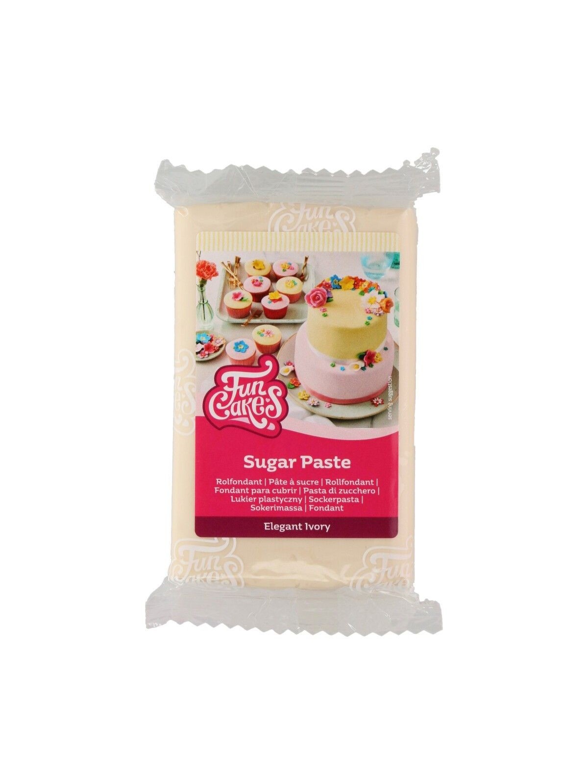 FunCakes potahový fondán - Elegant Ivory - elegantní slonová kost - 250g