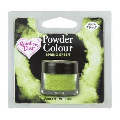 RD Powder paint green Rainbow - Spring Green - 1-5g