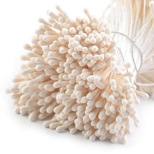 Flower stamens - medium matte powder - 450 pcs