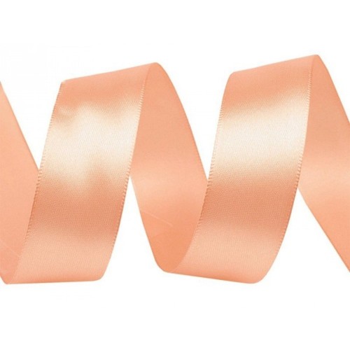 Satin ribbon - salmon - 22.5m / 25mm