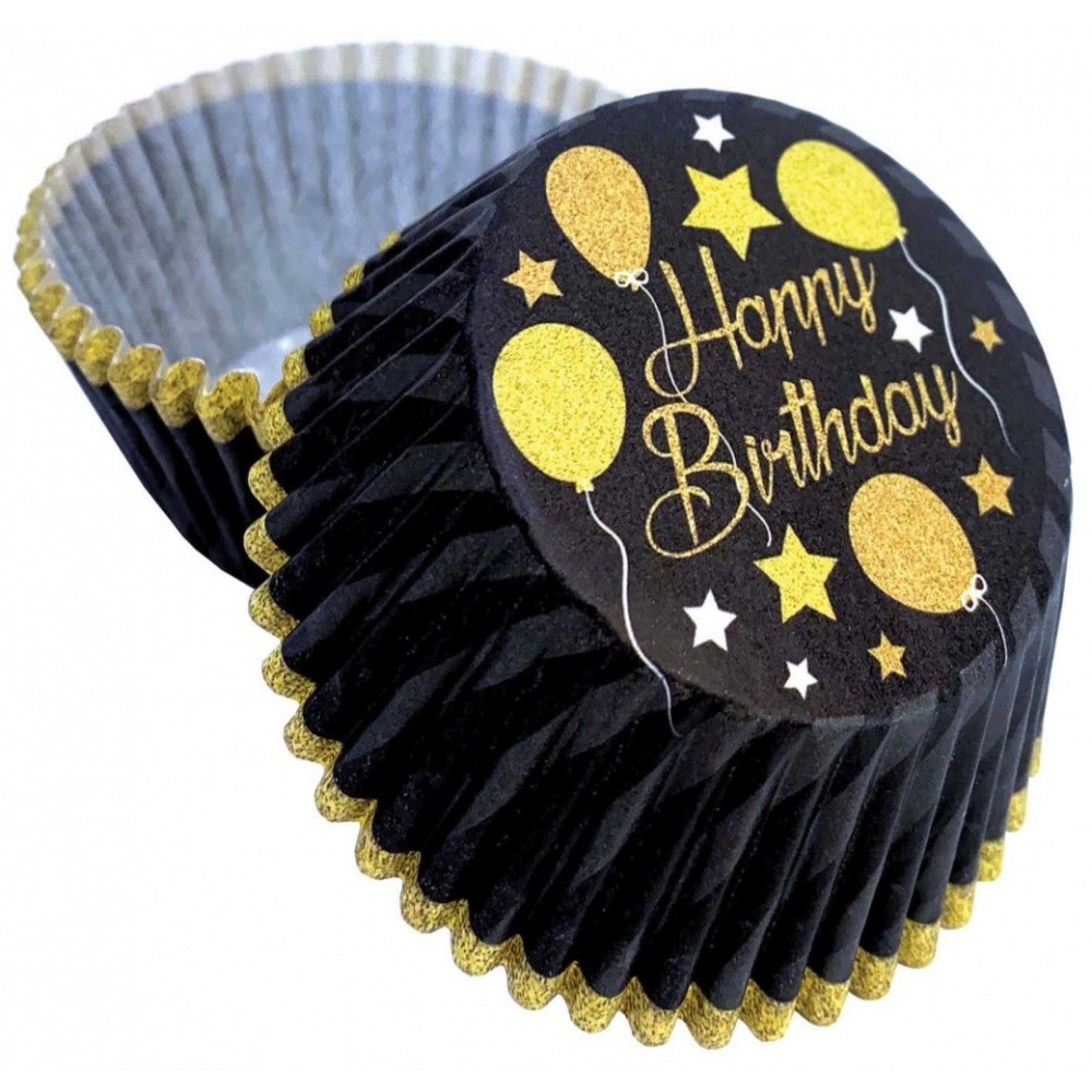 Baking cups - Happy Birthday  - 50pcs