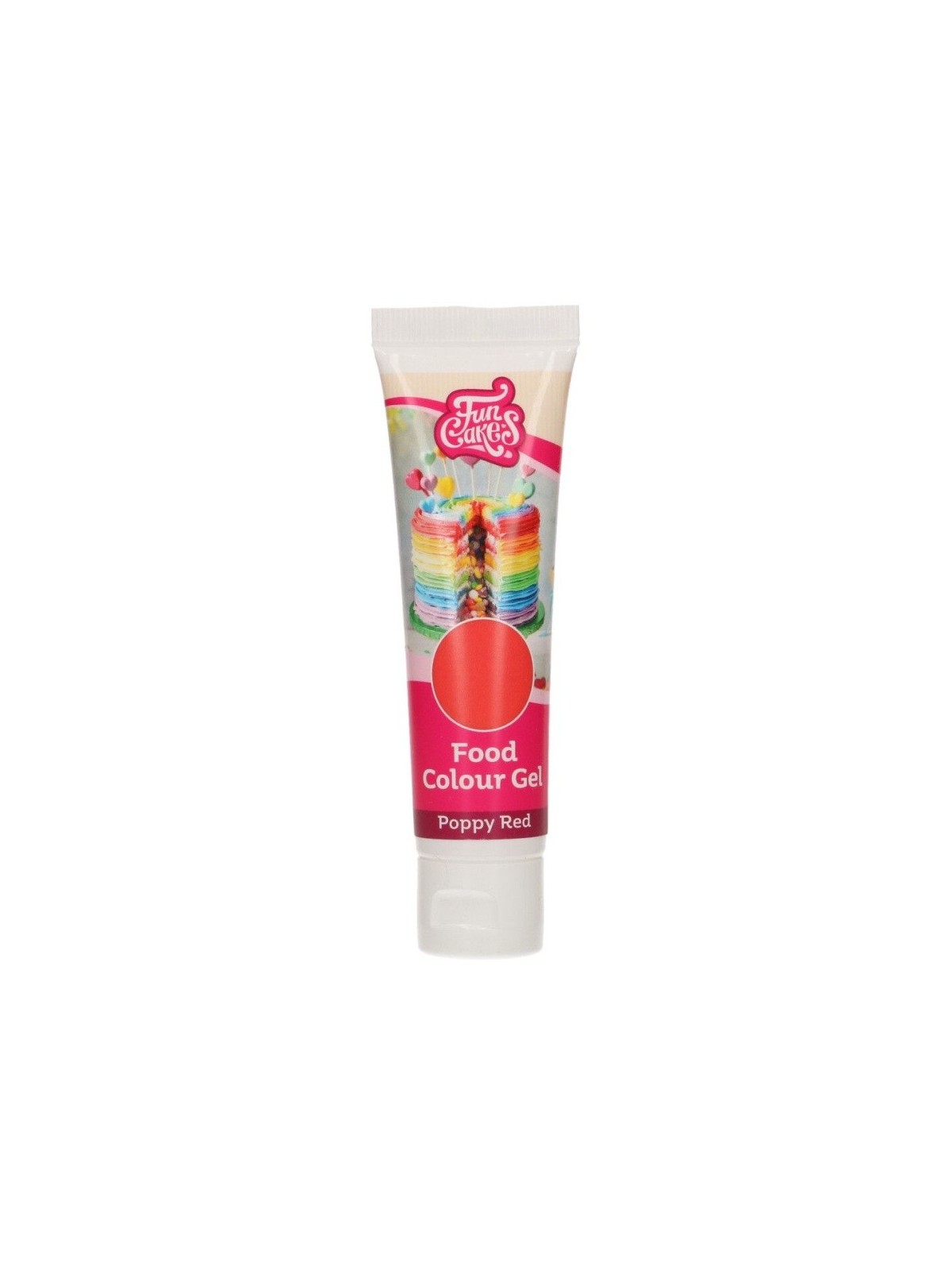 FunCakes - Gelfarbe - Rot - Mohnrot 30g